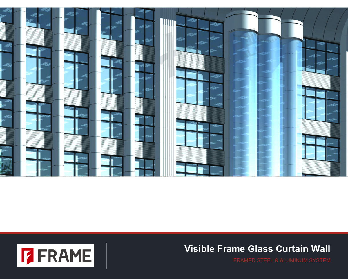 The Appeal of Visible Frame Glass Curtain Walls: Modern Aesthetics with Structural Clarity