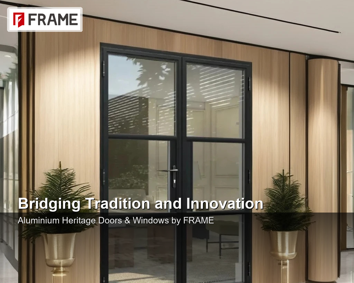 Bridging Tradition and Innovation: Aluminium Heritage Doors & Windows by FRAME