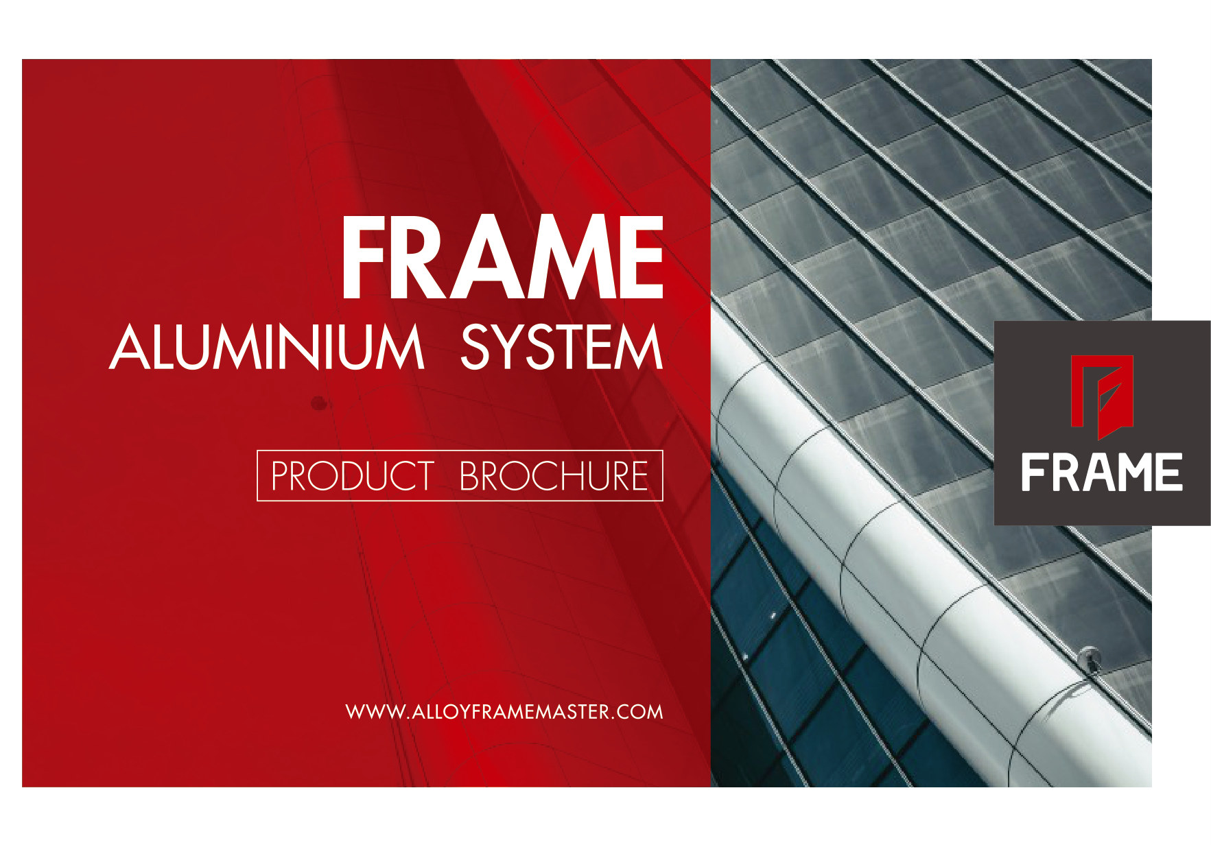 FRAME Product Catalog 2024 cover - aluminium windows doors and curtain walls