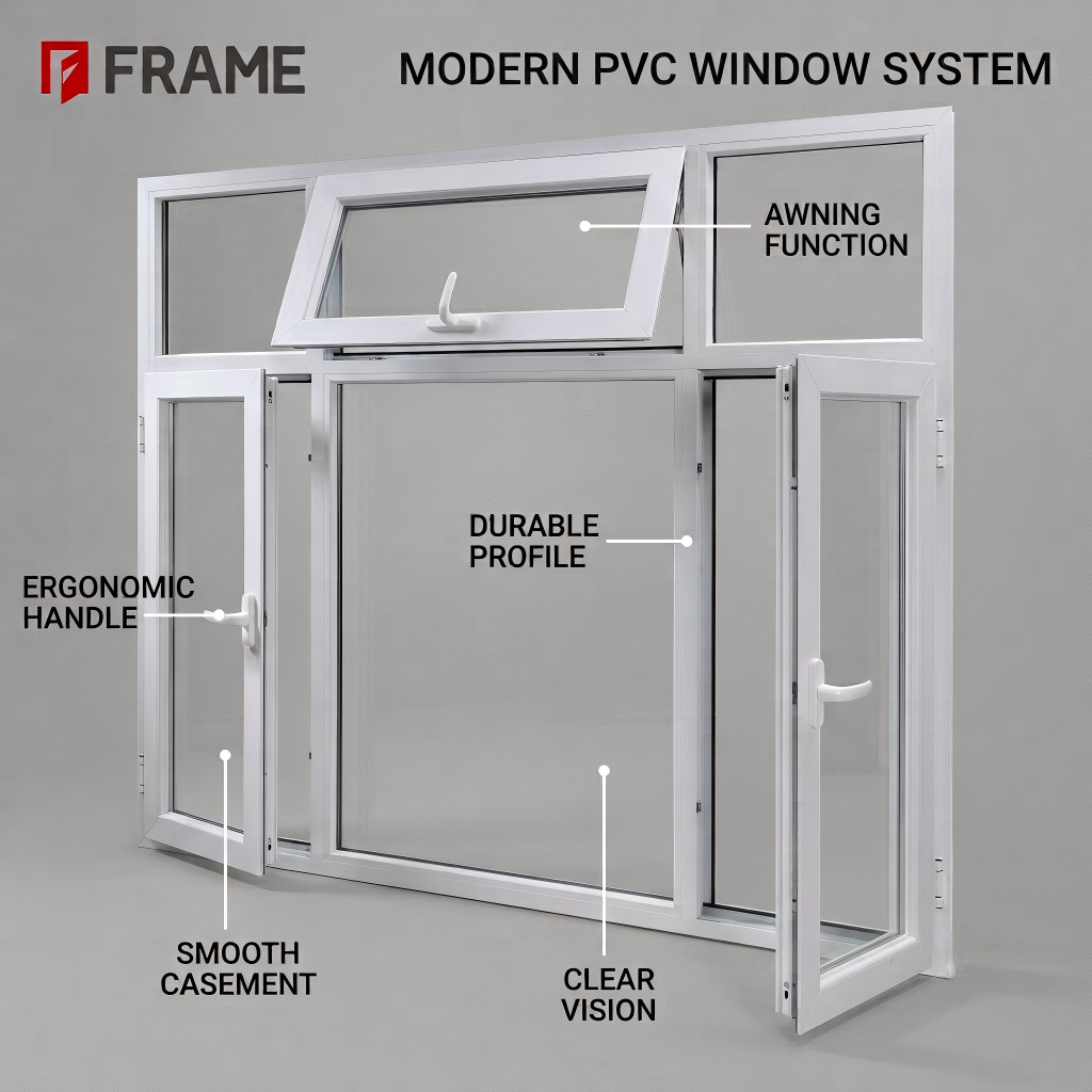 FRAME UPVC vinyl window