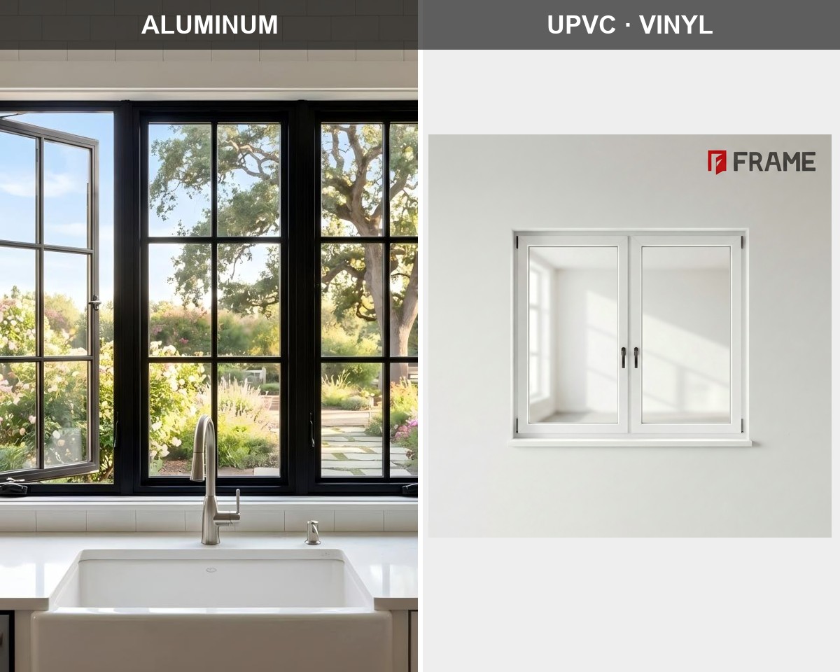 Aluminum vs UPVC Windows: Which Should You Choose?